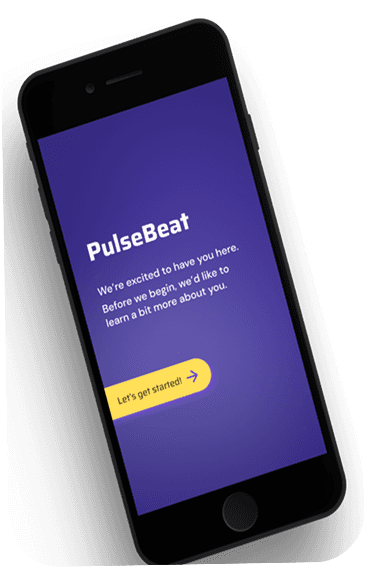 PulseBeat home screen