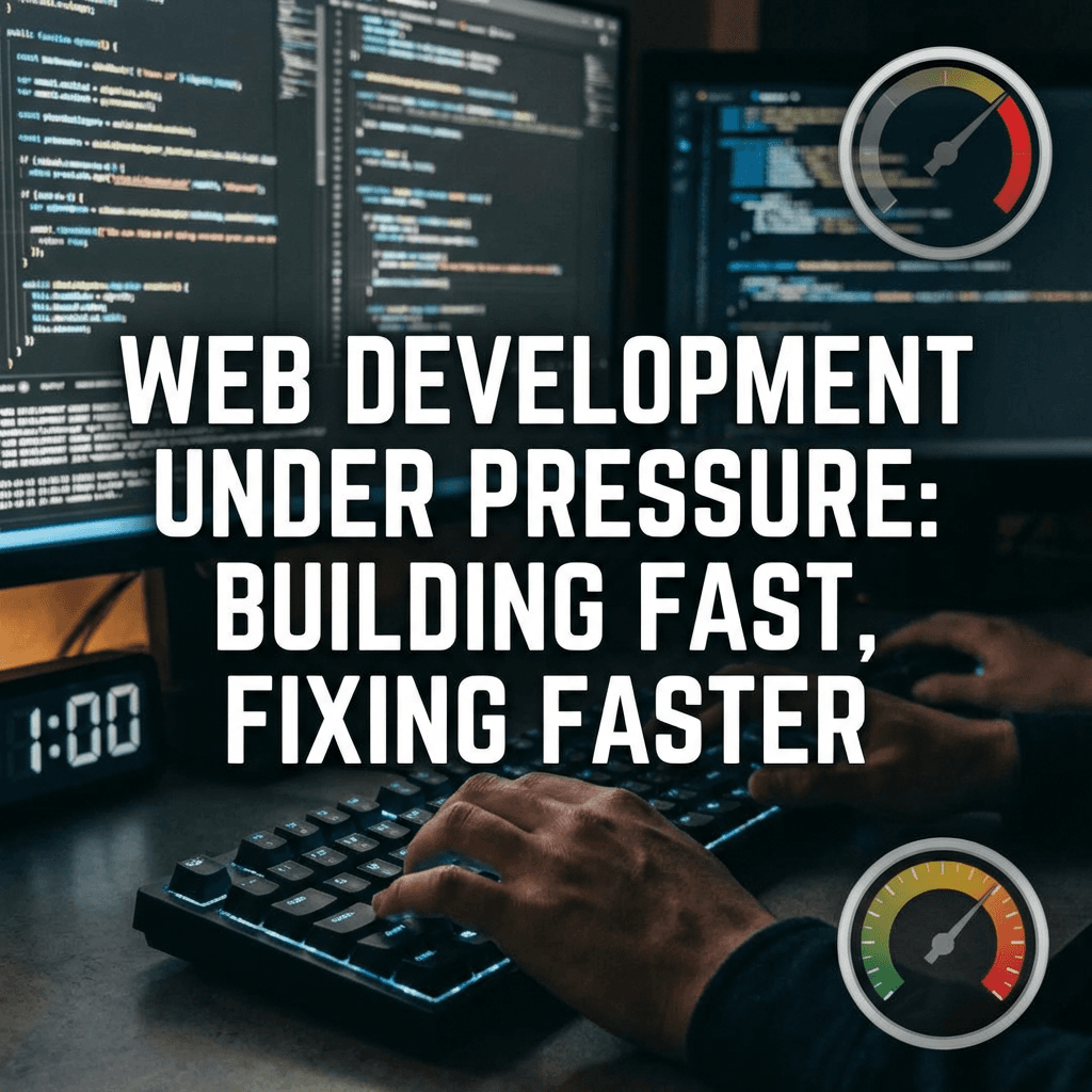Web Development Under Pressure: Building Fast, Fixing Faster