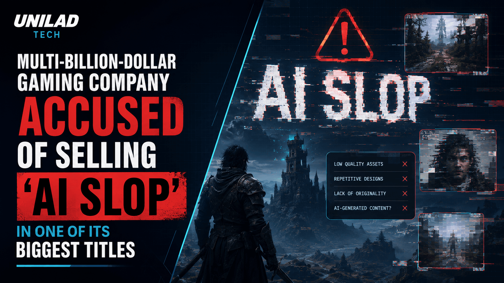Multi-billion-dollar gaming company accused of selling 'AI slop' in one of its biggest titles - UNILAD Tech
