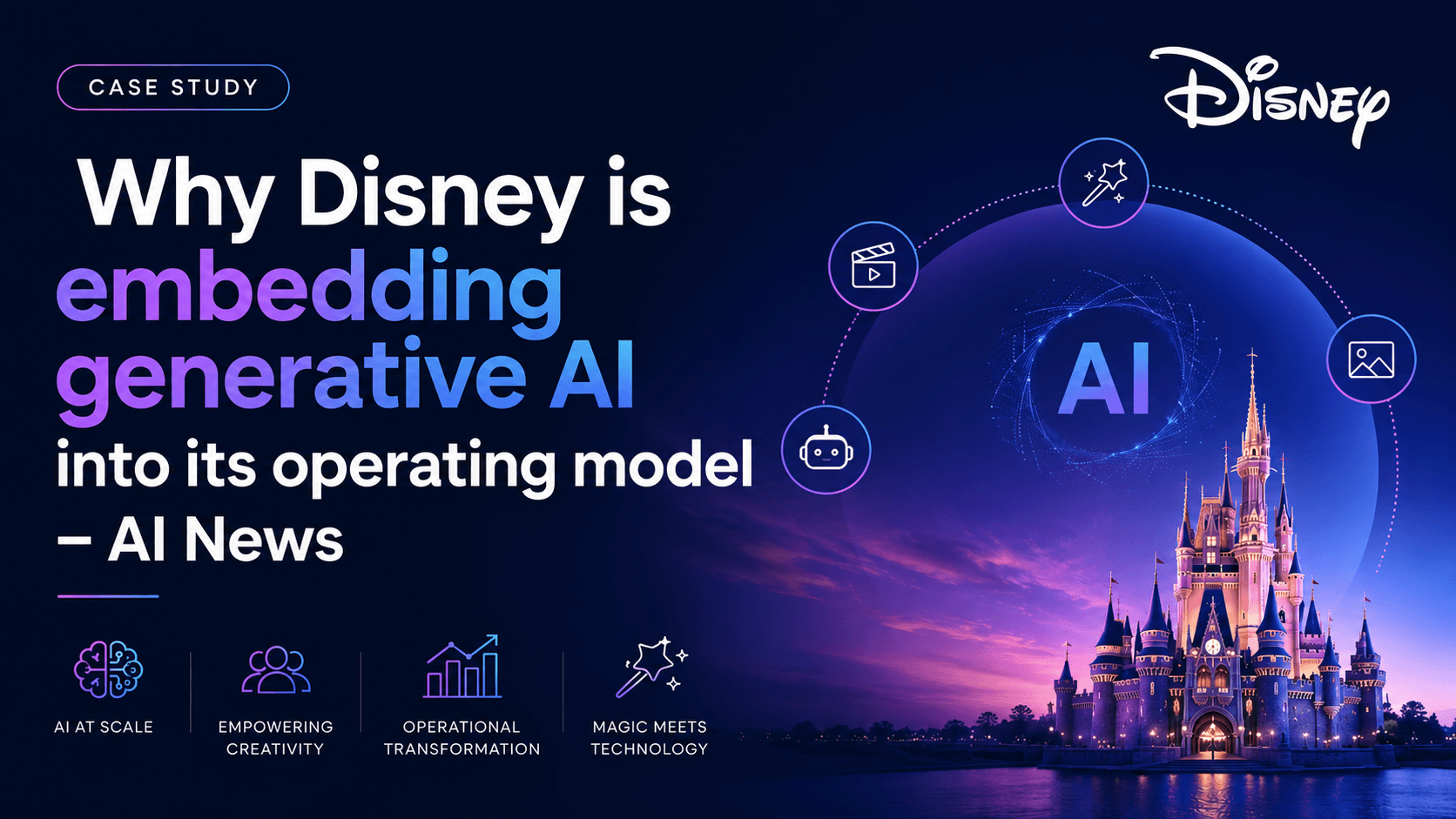 Why Disney is embedding generative AI into its operating model - AI News